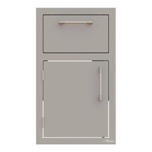 Alfresco 17-Inch Stainless Steel Left-Hinged Soft-Close Door & Paper Towel Holder Combo - AXE-DTH-L-SC