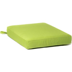 Sunbrella Canvas Ginkgo Small Outdoor Replacement Seat Cushion W/ Knife Edge By BBQGuys Signature