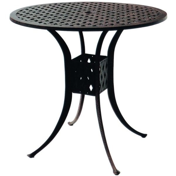 Series 30 42 Inch Cast Aluminum Bar Table by Darlee
