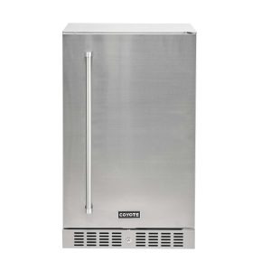 Coyote 21 Inch 4.1 Cu. Ft. Right Hinge Built-In Refrigerator - C121R-S-R