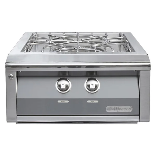 Alfresco 24-Inch Propane Versa Power Cooking System in Signal Gray - AXEVP-LP-S7004