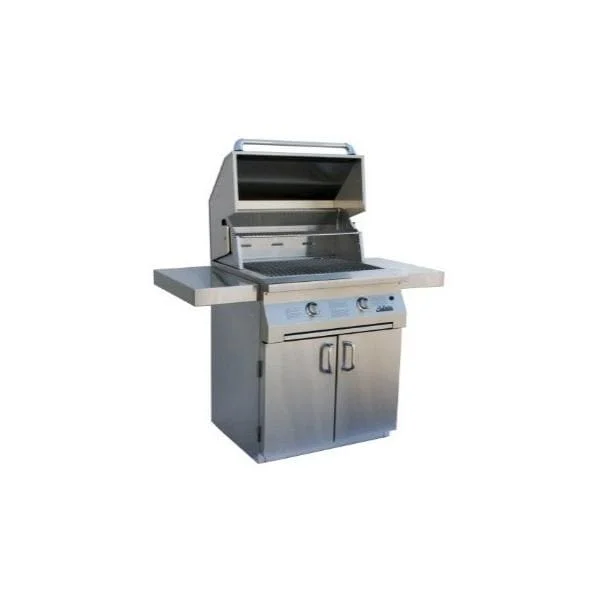 Solaire 30 Inch All Infrared Natural Gas Grill On Standard Cart - SOL-IRBQ-30CIR-NG