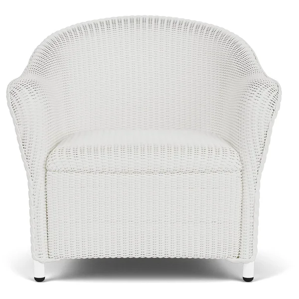 Reflections Lloyd Loom Club Chair in Matte White by Lloyd Flanders
