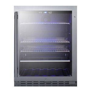 Summit ADA Compliant 24-in 4.2 Cu. Ft. Built-In Beverage Cooler - ALBV2466