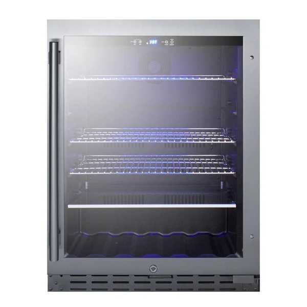 Summit ADA Compliant 24-in 4.2 Cu. Ft. Built-In Beverage Cooler - ALBV2466