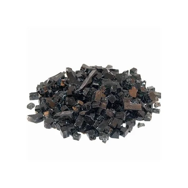 Peterson Real Fyre Black Fire Glass - 40 Lbs