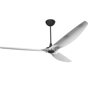 Big Ass Fans 84-Inch Haiku Ceiling Fan Universal Mount W/20-Inch Downrod in Black/Brushed Aluminum - MK-HK4-071906A258F531G10I20