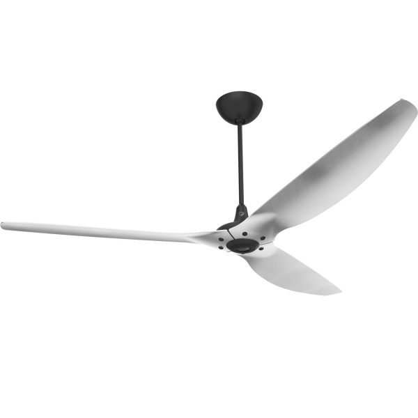 Big Ass Fans 84-Inch Haiku Ceiling Fan Universal Mount W/20-Inch Downrod in Black/Brushed Aluminum - MK-HK4-071906A258F531G10I20