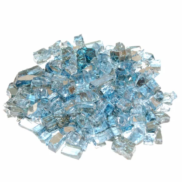 Peterson Real Fyre Caribbean Blue Reflective Fire Glass - 10 Lbs