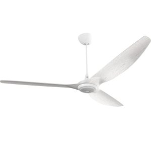 Big Ass Fans 84-Inch Haiku Ceiling Fan Universal Mount W/20-Inch Downrod & Downlight in White/Driftwood - MK-HK4-071906A259F772G10I20S2