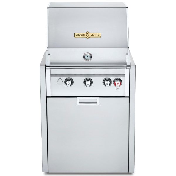 Crown Verity Infinite Series 24-Inch Modular Propane Gas Grill - Bulk Tank - IGM24-SIBULK