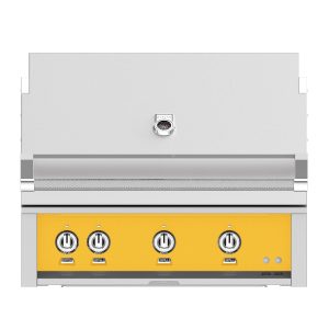 Hestan 36-Inch Built-In Natural Gas Grill W/ Rotisserie - Sol - GABR36-NG-YW