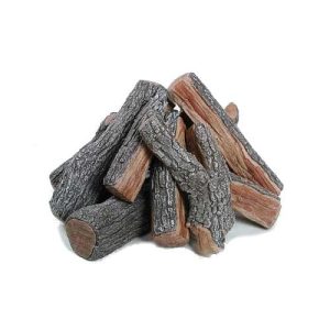 Rasmussen 42-Inch Bark/Split Fire Pit Logs (Logs Only - Burner Not Included)