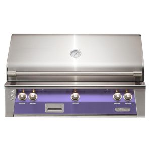 Alfresco ALXE 42-Inch Built-In Natural Gas Grill With Sear Zone And Rotisserie in Blue Lilac - ALXE-42SZ-NG-S4005