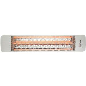 Eurofase Astra Series 39 Inch 2500 Watt Single Element Marine Grade 480V Electric Patio Heater in Stainless Steel - EF25480S4