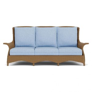 Mandalay Lloyd Loom Sofa in Hickory/Demo Skyway by Lloyd Flanders