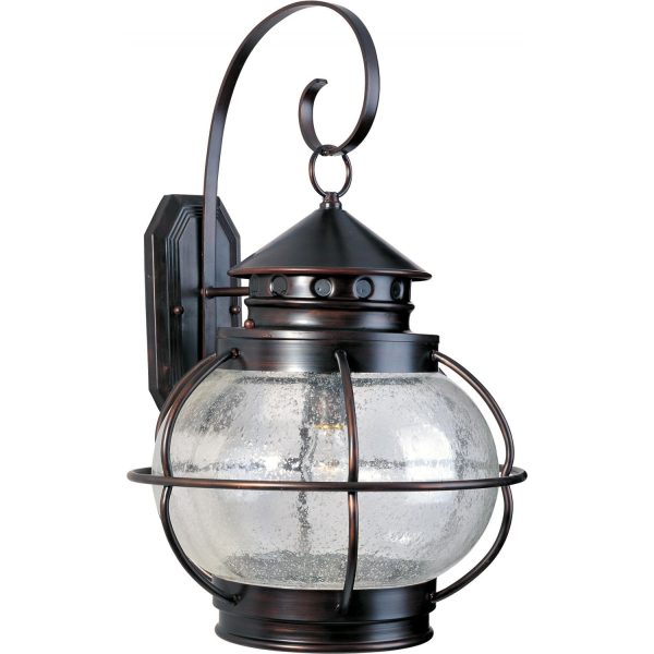 Maxim Portsmouth One Light 22-Inch Outdoor Wall Light - Oil Rubbed Bronze - 30504CDOI