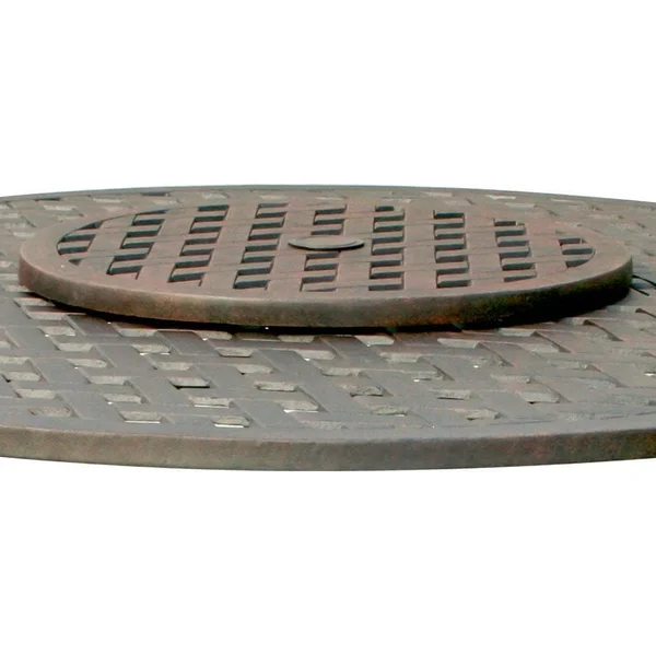 Darlee Classic 30-Inch Cast Aluminum Lazy Susan - Antique Bronze