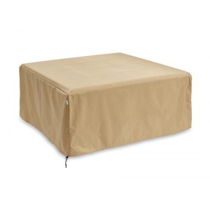 The Outdoor GreatRoom Company 52-Inch Square Polyester Ripstop Fire Pit Burner Cover - Tan - CVR5151