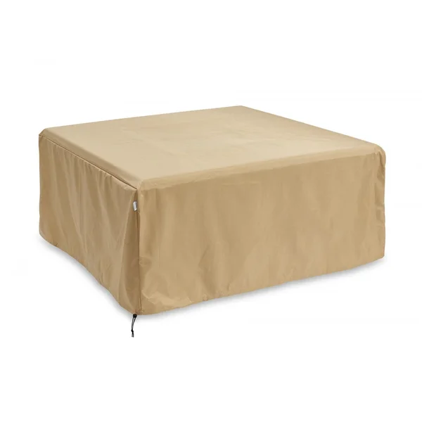 The Outdoor GreatRoom Company 52-Inch Square Polyester Ripstop Fire Pit Burner Cover - Tan - CVR5151
