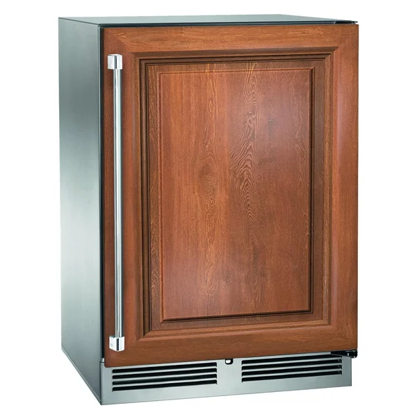 Perlick 24-Inch Signature Series Marine & Coastal Series Stainless Steel Panel Ready Outdoor Refrigerator W/ Door Lock - Right Hinge - HP24RM-4-2RL