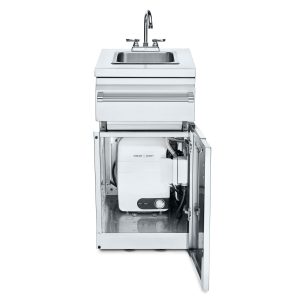 Crown Verity Infinite Series 18-Inch Stainless Steel Cabinet Module w/ Sink & Water Heater - ICM-SK-WH
