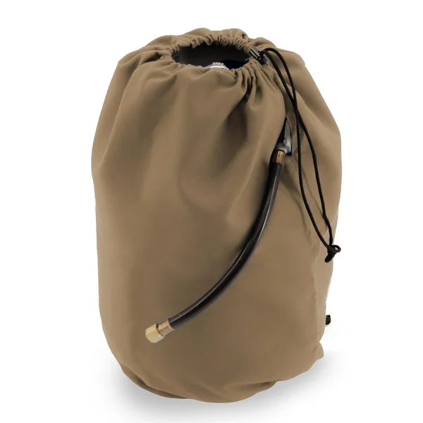 Sunbrella 20 Pound Propane Tank Cover in Canvas Cocoa by BBQGuys Signature - AMSUN-PTC242