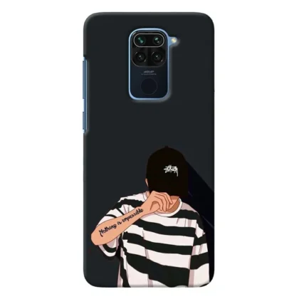 Aesthetic Boy Redmi Note 9 Back Cover