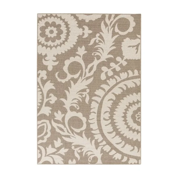 Alfresco 5’x8’ Area Rug - Camel & Cream (ALF-9616)