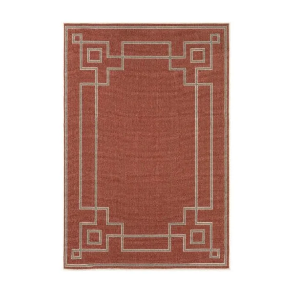 Alfresco 8’x10’ Area Rug - Rust & Camel (ALF-9631)