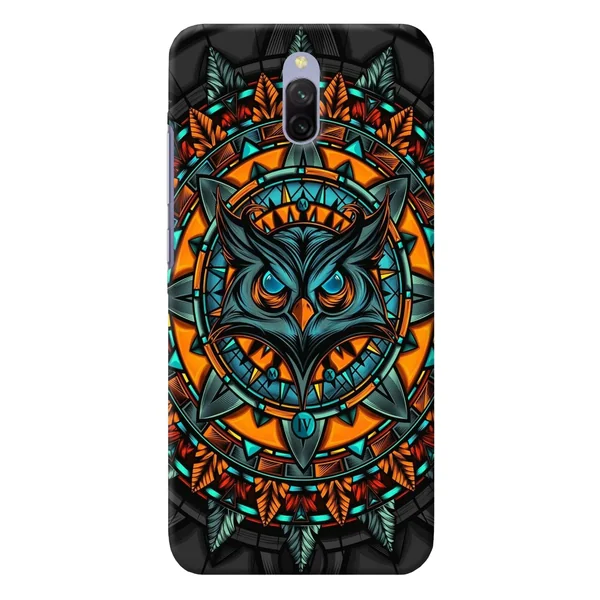 Angry Owl Art Redmi 8A Dual Back Cover