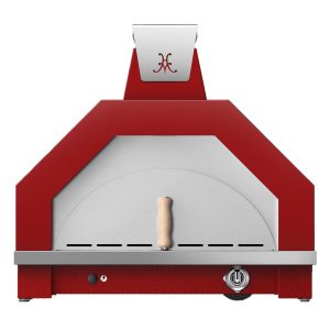 Hestan Campania 33 Inch Countertop Stainless Steel Natural Gas Pizza Oven w/ Light Kit - Matador