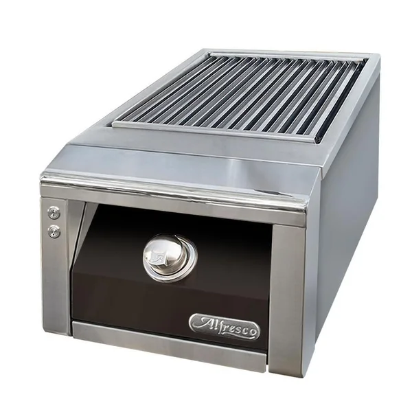 Alfresco Built-In Propane Sear Zone Side Burner in Jet Black Matte - AXESZ-LP-SM9005