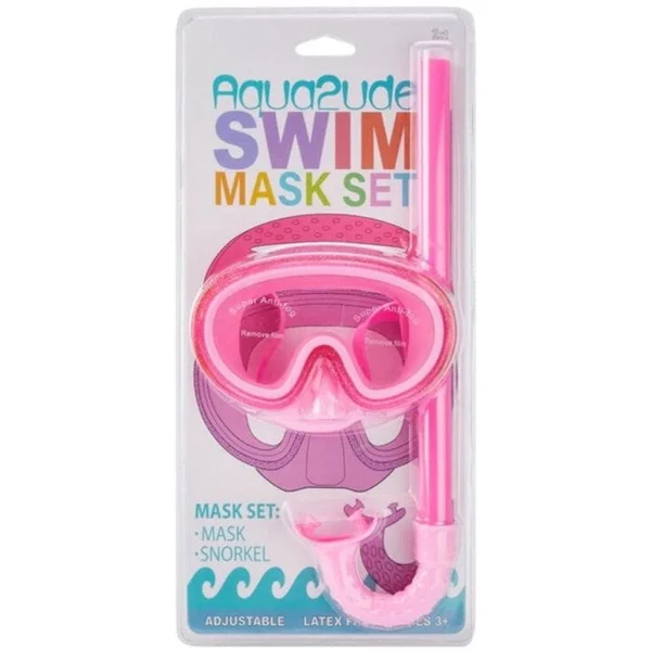 Pink Mask Snorkel Set