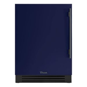 True 24 Inch 4.2 Cu. Ft. Left Hinge Outdoor Freezer - Cobalt w/ Pewter Handles - TUF-24-L-OP-C~DSK-078-H05