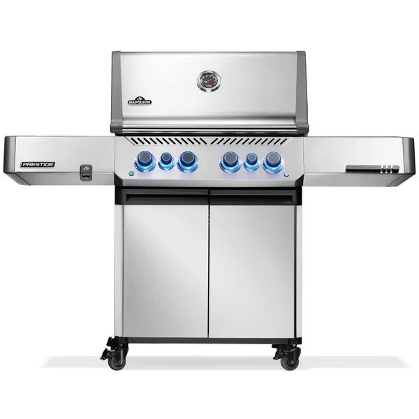 Napoleon Prestige 500 4-Burner Natural Gas Grill w/ Rotisserie & Side Burner - P500VRSIBNSS