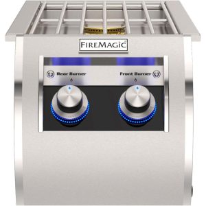 Fire Magic Echelon Diamond Built-In Natural Gas Double Side Burner - 32816