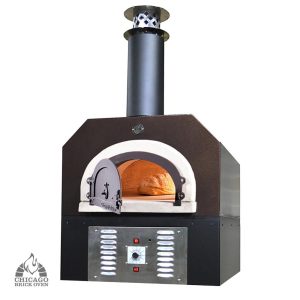 Chicago Brick Oven CBO-750 Hybrid Countertop Commercial Pizza Oven W/ Skirt - Natural Gas - Copper Vein - CBO-O-CT-750-HYB-NG-CV-C-3K-SKT