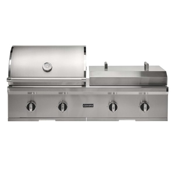 Coyote 50-in Built-In Propane Grill / Flat Top Combo - C3CO50LP