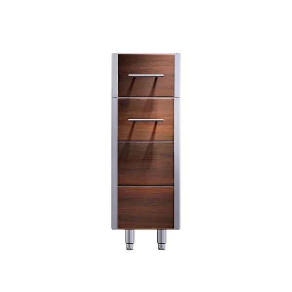Kalamazoo Arcadia 12 Inch Cabinet - Drawer Over Door - Left Hinge - Ipe Finish - KD-12-2L-IPE-S4