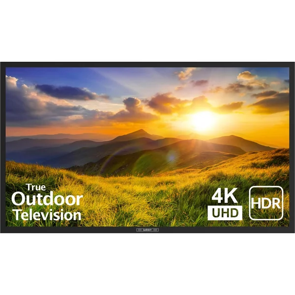 SunBriteTV Signature 2 Series 55 Inch Partial Sun 4K LED HDR Outdoor TV - Black SB-S2-55-4K-BL