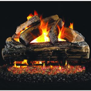 Peterson Real Fyre 30-Inch Split Oak Gas Logs (Logs Only - Burner Not Included)