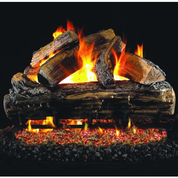 Peterson Real Fyre 30-Inch Split Oak Gas Logs (Logs Only - Burner Not Included)