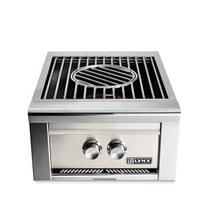 Lynx Professional Built-In Natural Gas Power Burner in Glacier - LPB-GLNG