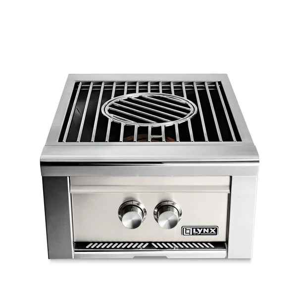 Lynx Professional Built-In Natural Gas Power Burner in Glacier - LPB-GLNG