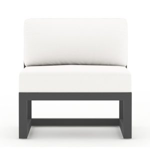 Misty Cove Aluminum Middle Section in Slate/Canvas Natural by Lakeview Outdoor Designs
