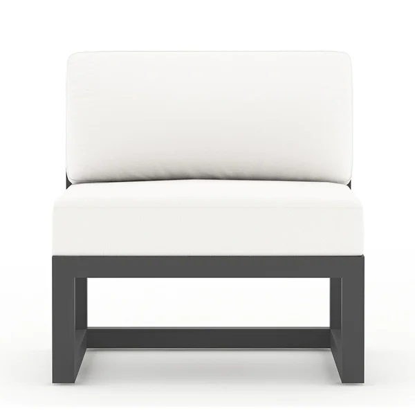 Misty Cove Aluminum Middle Section in Slate/Canvas Natural by Lakeview Outdoor Designs