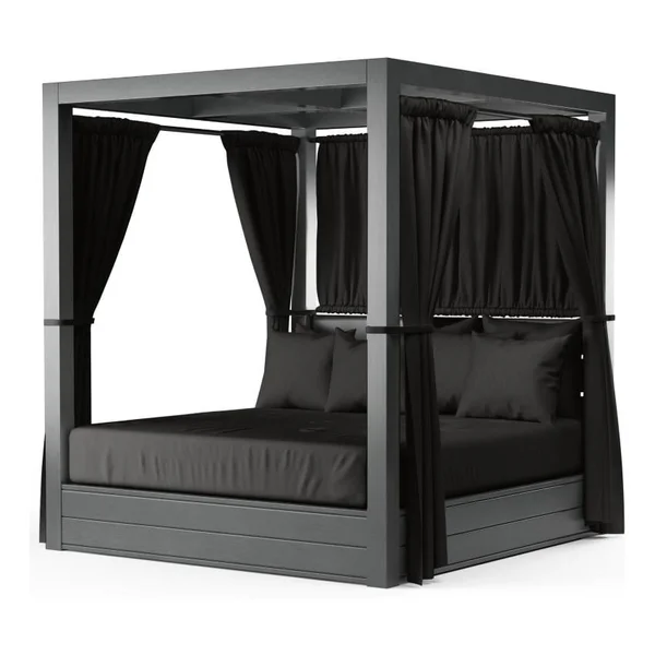 Redondo Aluminum Daybed in Slate/Spectrum Carbon by Sunset West