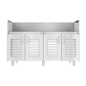 Kalamazoo 54 Inch Grill Head Base Cabinet - Propane Cylinder - Marine-Grade - K-DBC54-LVP-M6