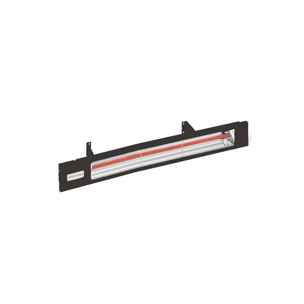 Infratech Slimline Series 42 1/2-Inch 2400W Single Element Electric Infrared Patio Heater - 208V - Matte Black - SL2428BL